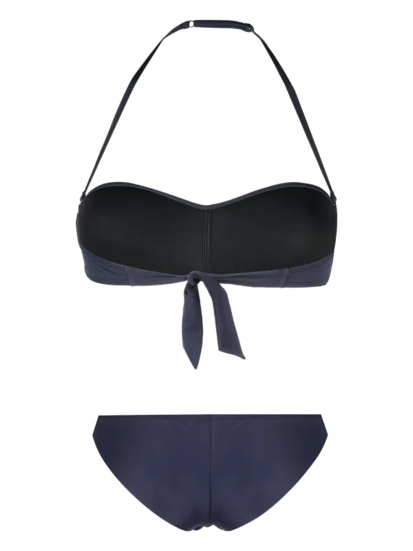 Ea7 Emporio Armani logo-embellished Bikini Set | Blue