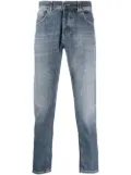 DONDUP mid-rise tapered jeans - Blue