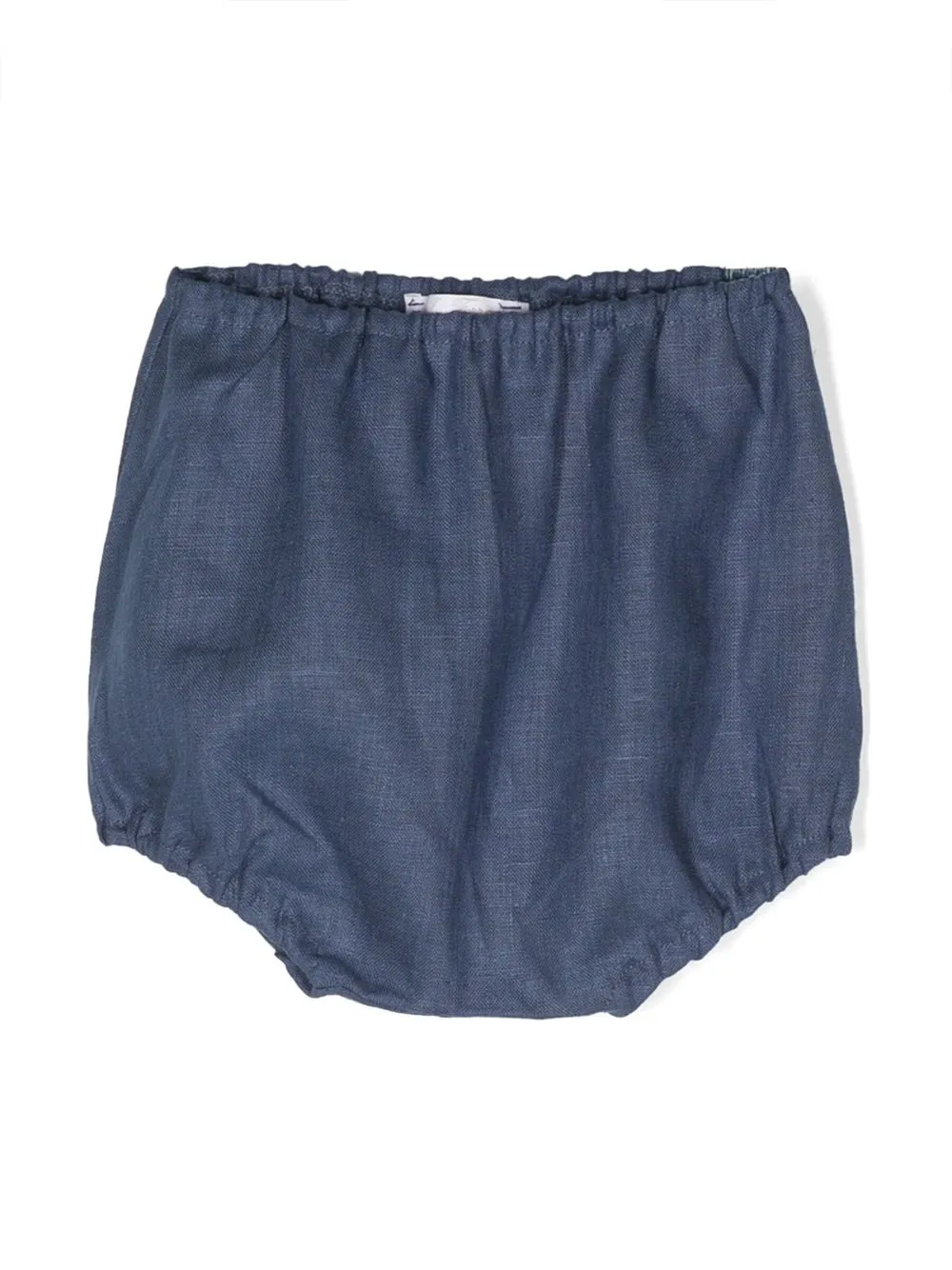 Mariella Ferrari Babies' Elasticated-waist Linen Shorties In Blue