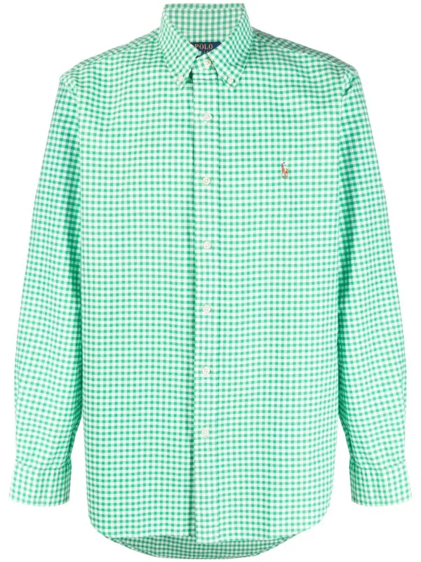 Polo Ralph Lauren チェック シャツ | グリーン | FARFETCH JP