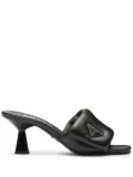 Prada Soft 65mm nappa leather sandals - Black