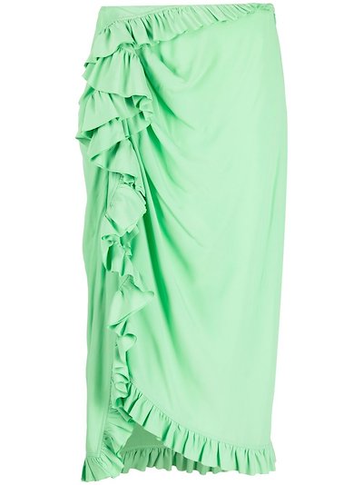 Dries Van Noten - Sina ruffled wrap skirt