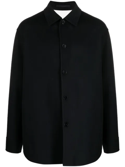 Jil Sander long-sleeve cashmere shirt jacket