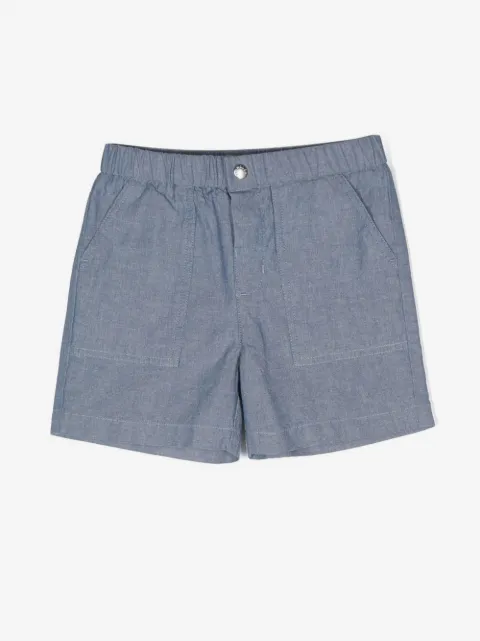 Moncler Enfant rear logo patch shorts