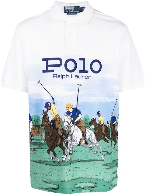 Polo Ralph Lauren Poloshirt mit grafischem Print