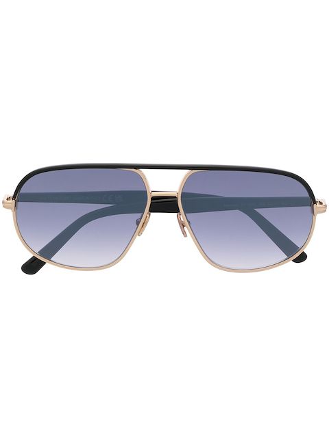 TOM FORD Eyewear Occhiali da sole con montatura stile pilota