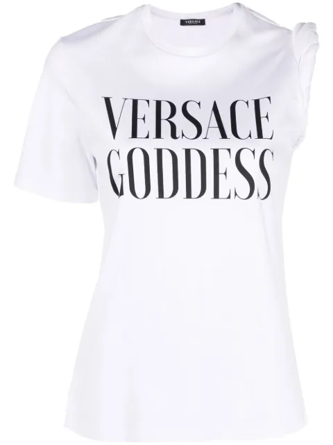 Versace logo-print cotton T-shirt