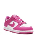 Nike Kids Dunk Low ""Active Fuchsia"" sneakers - White