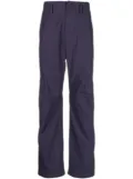 Post Archive Faction mid-rise straight-leg trousers - Purple