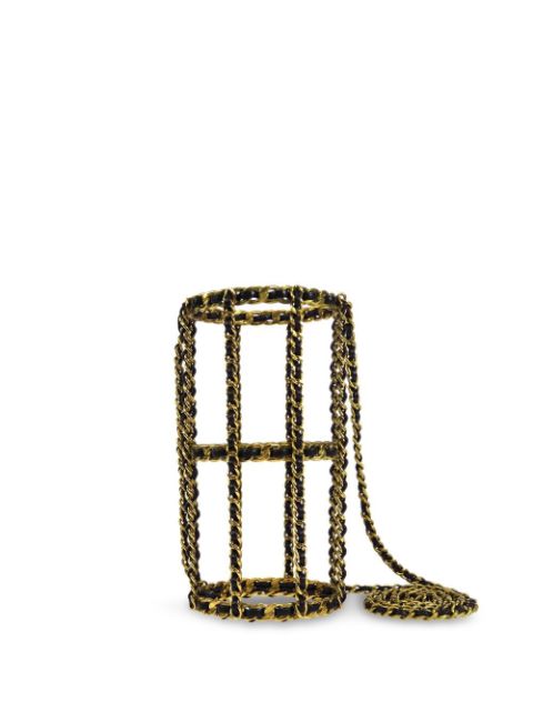 CHANEL 1994 chain-link crossbody bottle holder Women