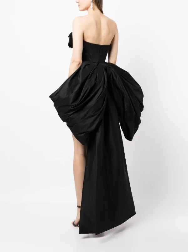 Bcbg black strapless clearance dress