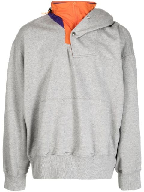 Kolor asymmetric-design hoodie 