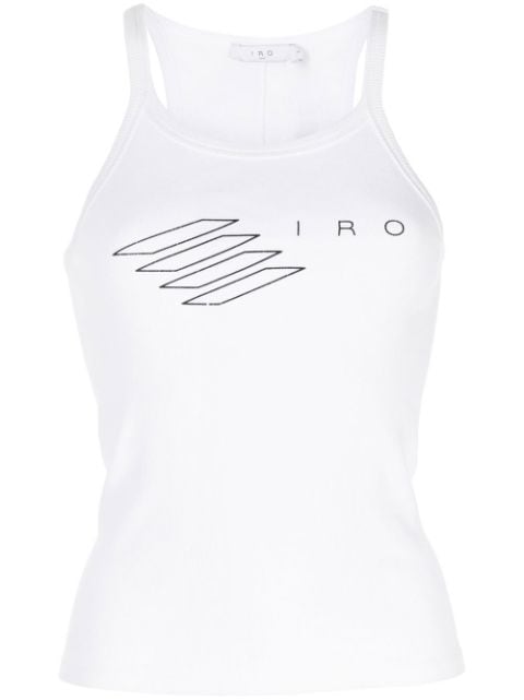 IRO - logo-print tank top