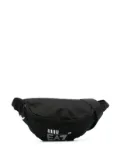 Ea7 Emporio Armani logo-print belt bag - Black