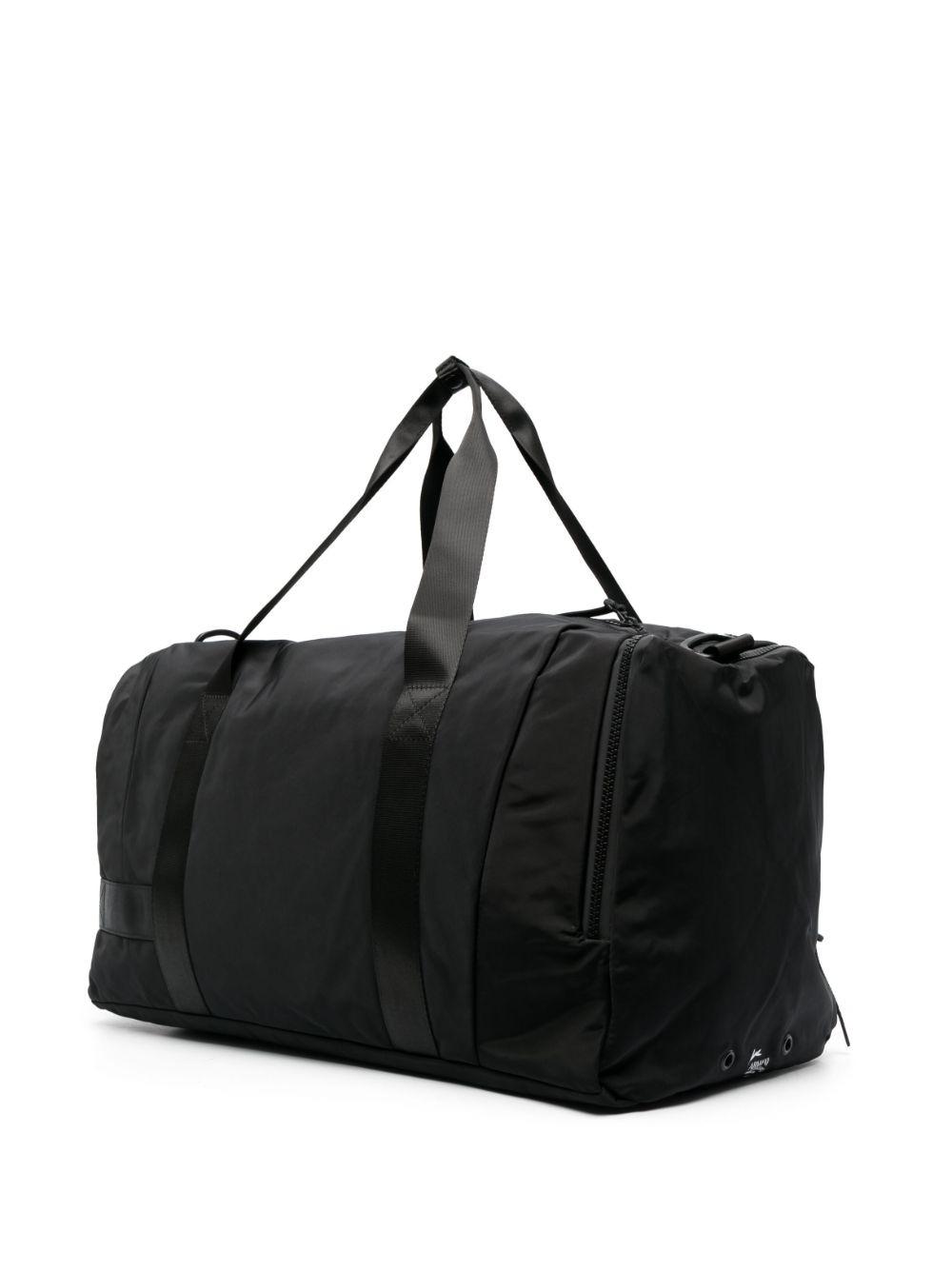 Shop Ea7 Logo-print Luggage Bag In Black