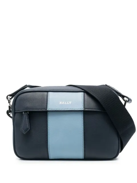 logo-stamp leather bag
