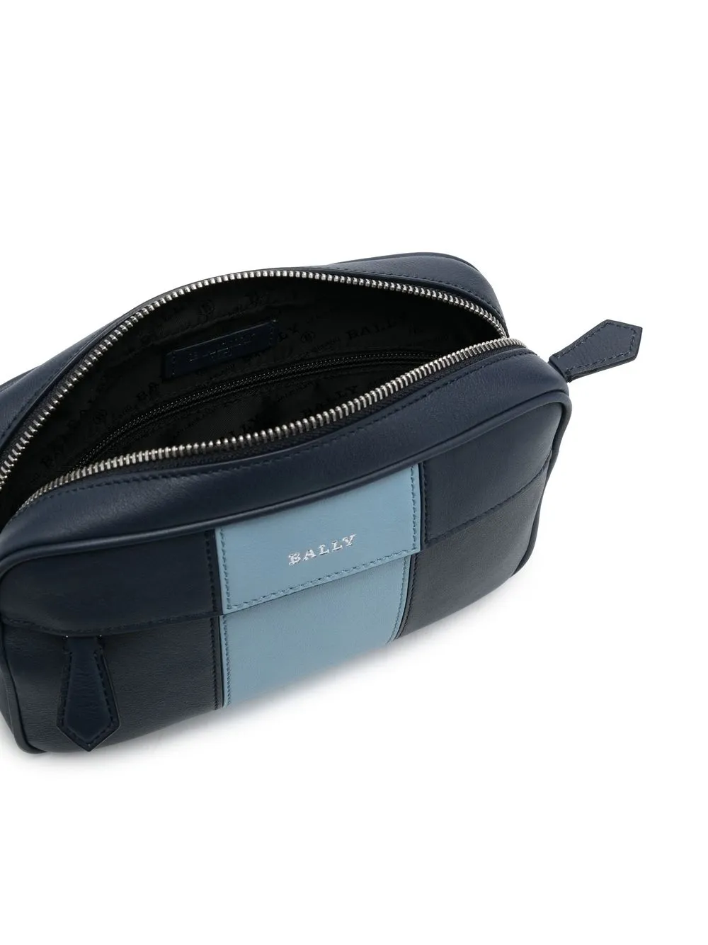 Bally Logostamp Leather Bag In Blau ModeSens