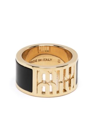 Miu Miu logo-detail Band Ring - Farfetch