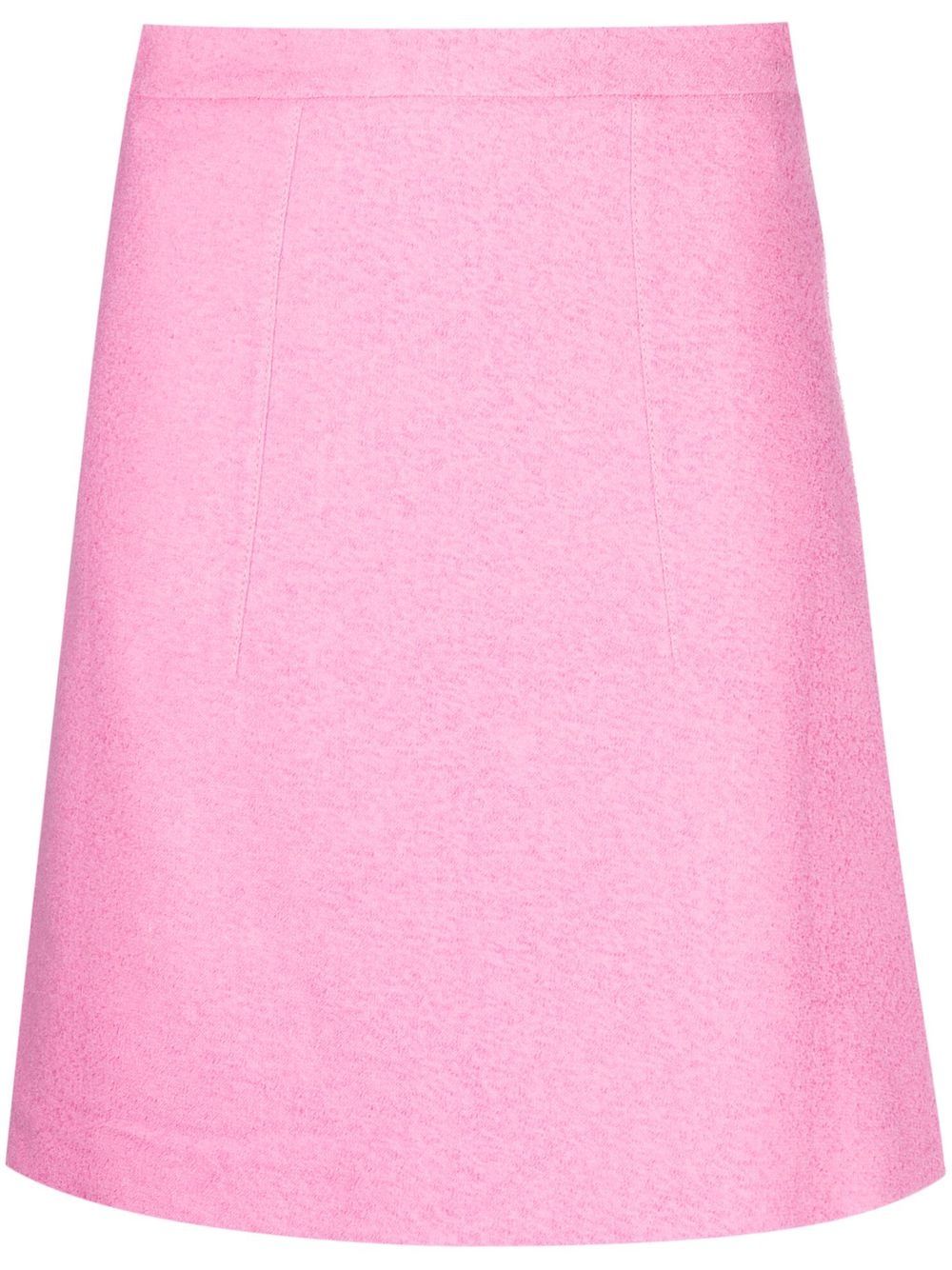 Shop Patou High-waisted A-line Miniskirt In Rosa