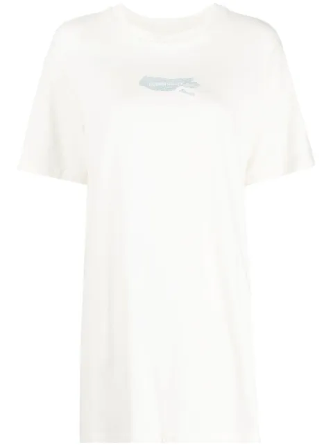 Musium Div. graphic-print long T-shirt
