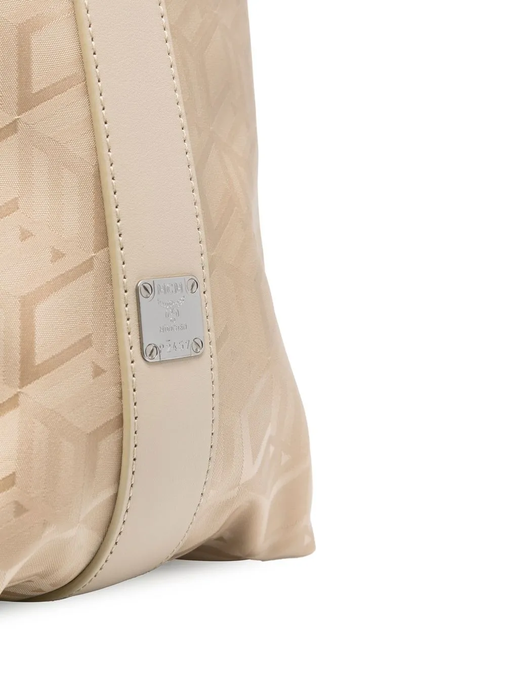 MCM Shopper met monogram Beige