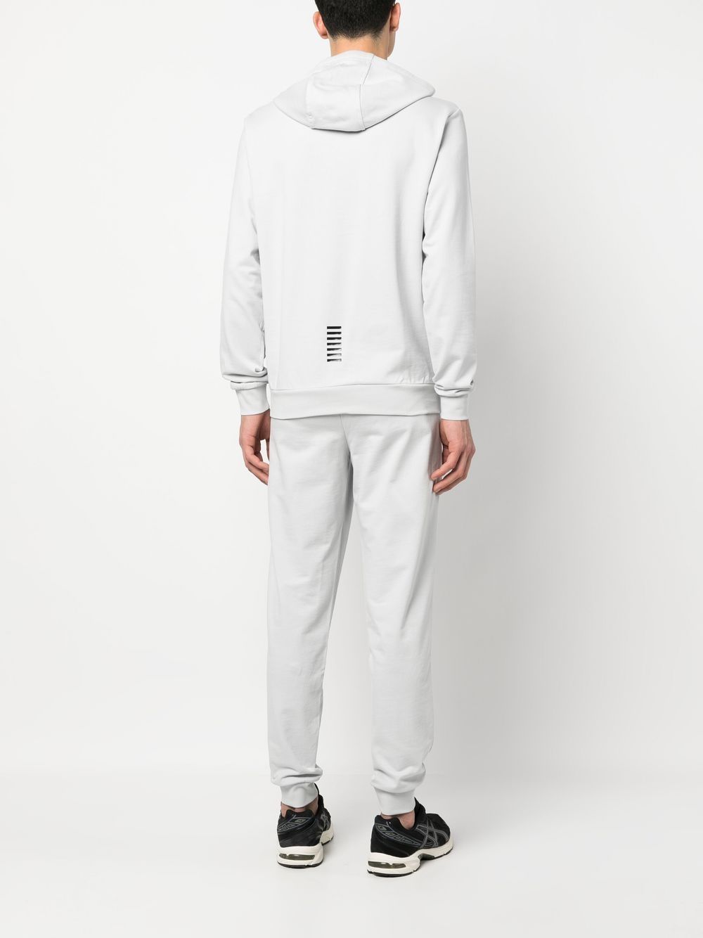 Ea7 Emporio Armani Logo Print Cotton Tracksuit Farfetch