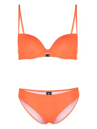 Ea7 Emporio Armani logo-print Bikini Set | Orange | FARFETCH ID