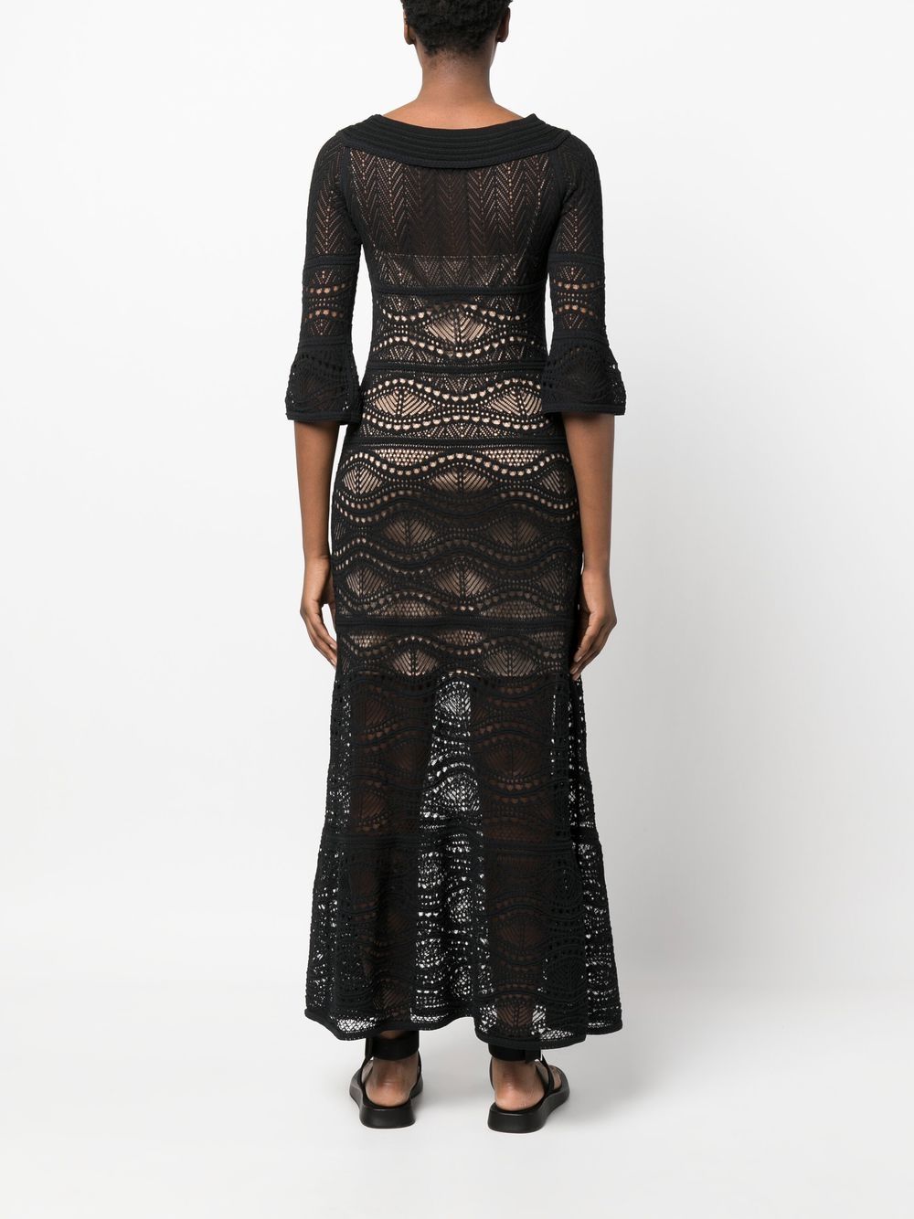 D.Exterior threequarter Open Knit Dress Farfetch