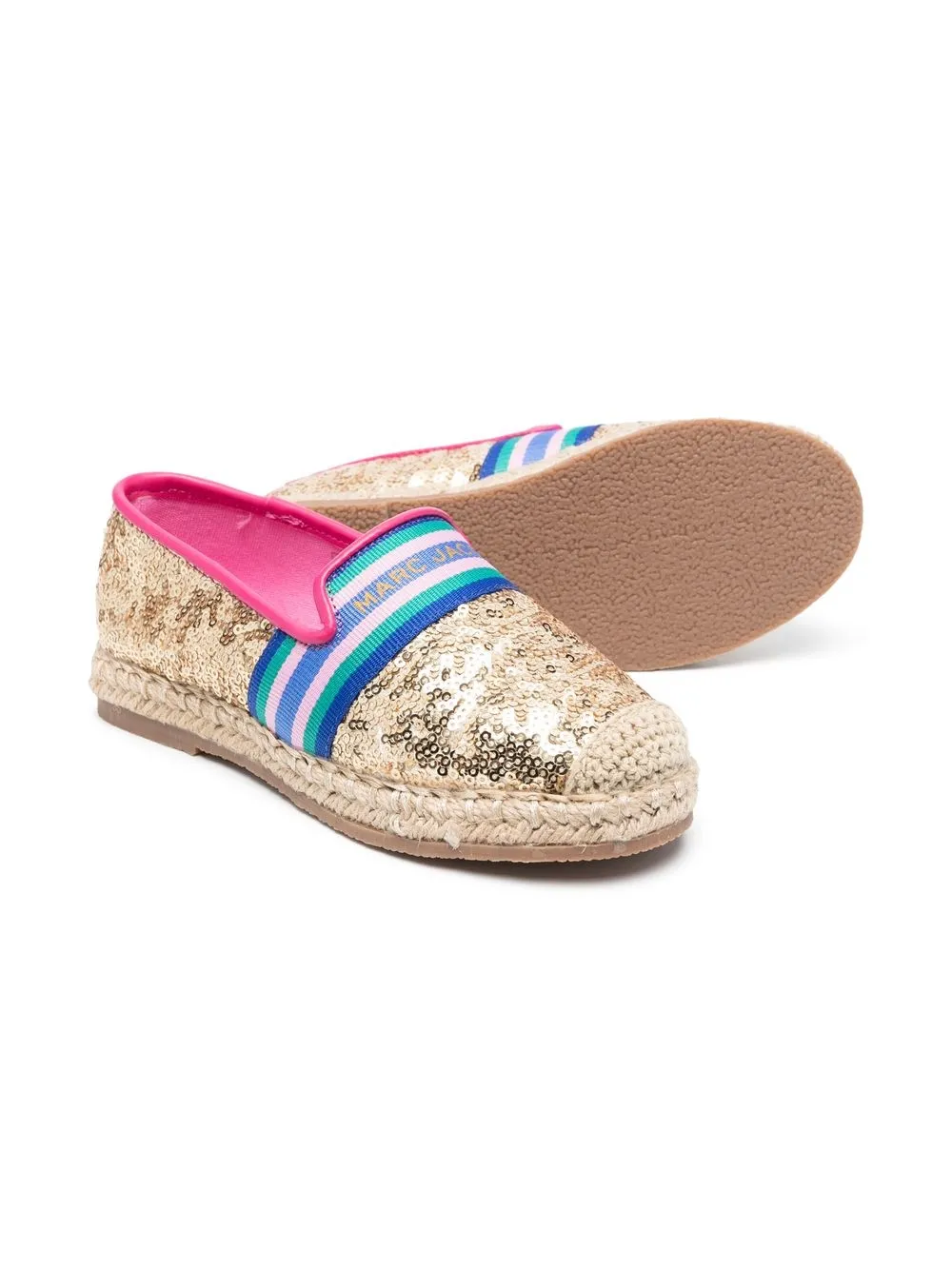 Marc Jacobs Kids Espadrilles met pailletten - Goud