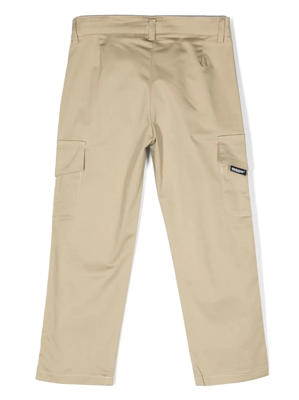 MSGM Kids Chino met logopatch - Beige