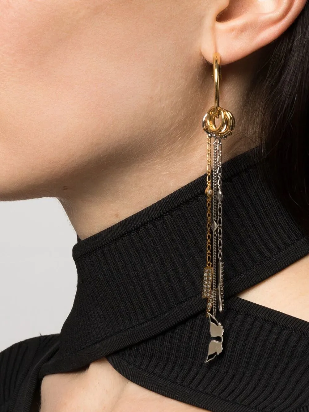 Zadig&Voltaire Oorbellen met kristal - Goud