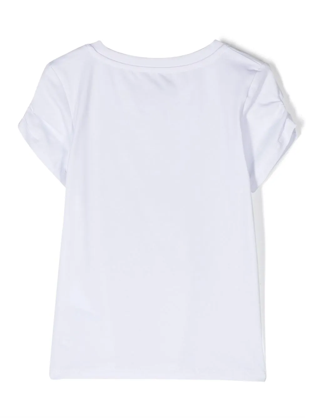 Moschino Kids T-shirt met logoprint - Wit