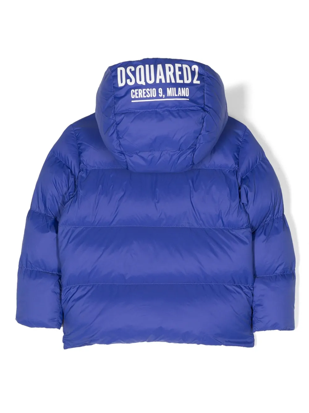 Dsquared2 Kids Donsjack met logoprint - Blauw