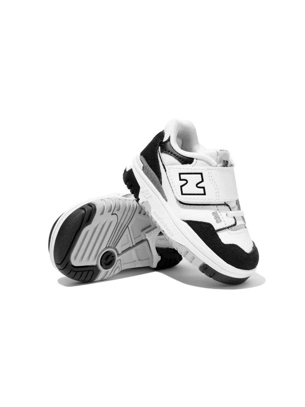 New Balance Kids 550 sneakers van imitatieleer - Zwart