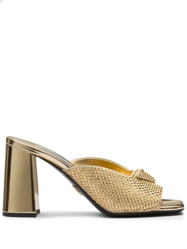 Prada embellished discount mules