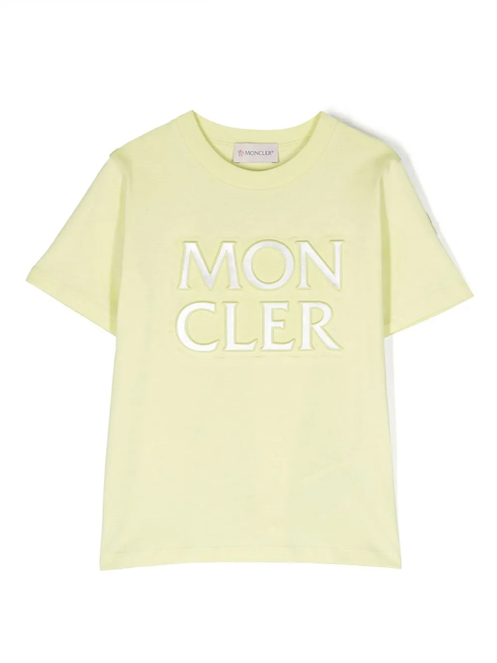 

Moncler Enfant logo-print T-shirt - Green