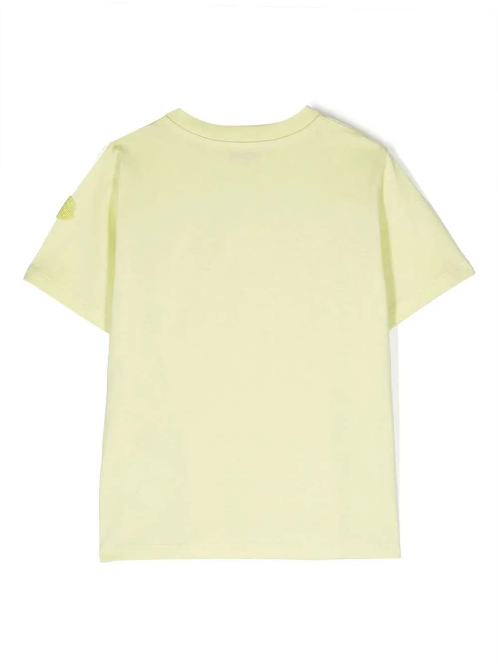 Moncler Enfant T-shirt met logoprint - Groen