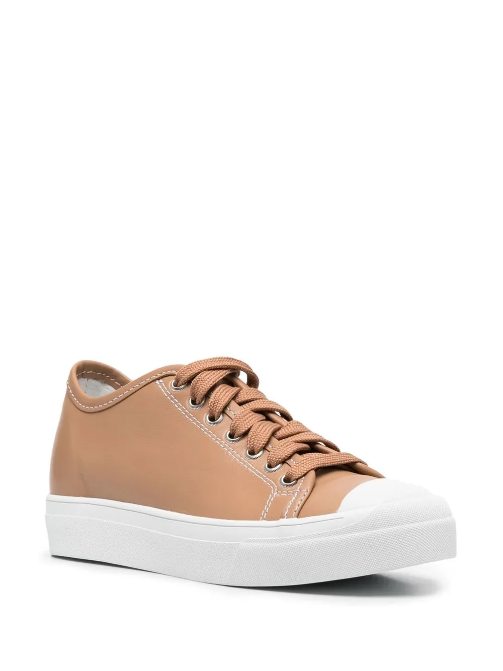 Sofie D'hoore Leren sneakers - Bruin