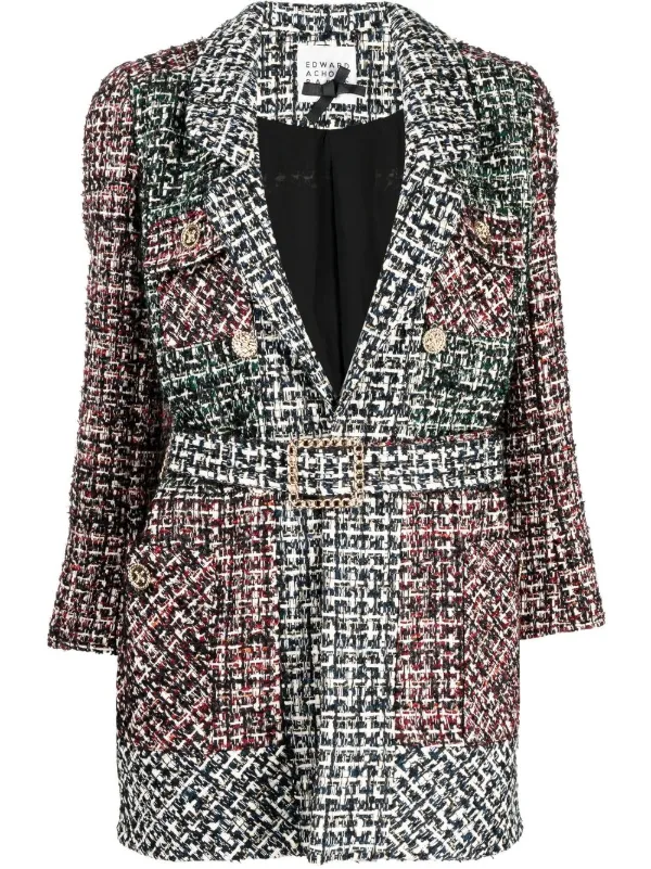 Edward Achour Paris Tweed Short Jacket - Farfetch