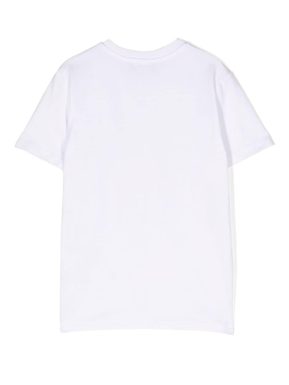 Shop Dsquared2 Logo-print Short-sleeve T-shirt In Weiss