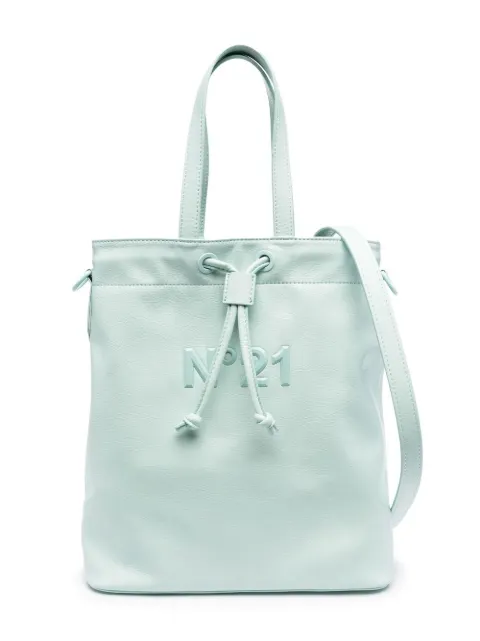 Nº21 Kids Borsa a spalla con logo goffrato