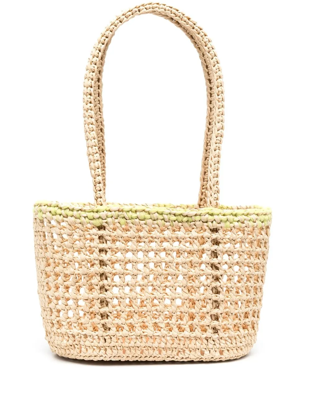 LEMELS interwoven straw tote bag