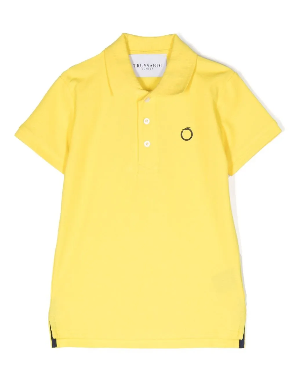 

TRUSSARDI JUNIOR embroidered-logo cotton T-shirt - Yellow