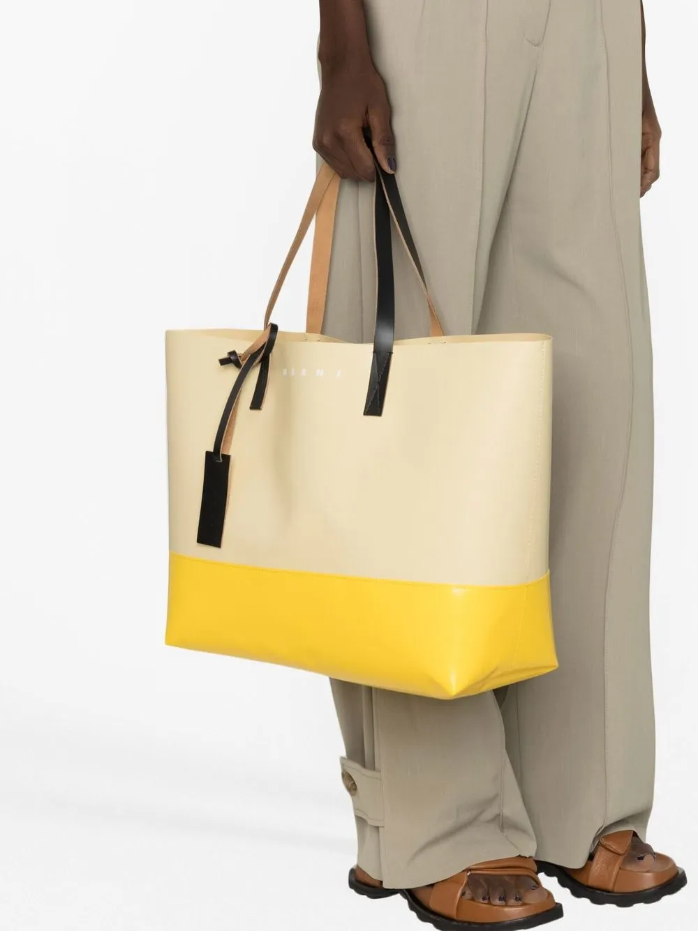 Marni トライベッカ バイカラーハンドバッグ - Farfetch