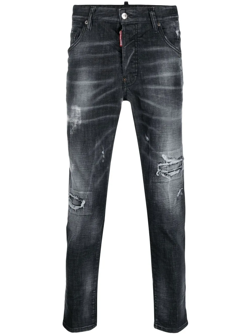 

Dsquared2 distressed slim-fit jeans - Grey