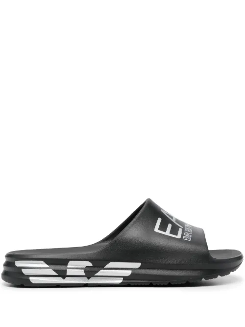 Claquettes à logo imprimé - Ea7 Emporio Armani - Modalova