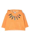 Marcelo Burlon County Of Milan Kids feather-motif hoodie - Orange