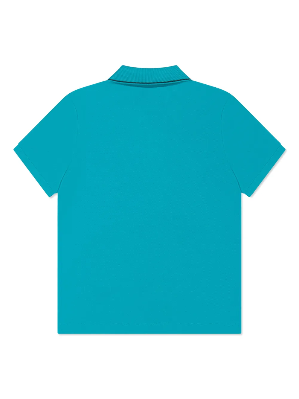 C.P. Company Kids Poloshirt met geborduurd logo - Blauw