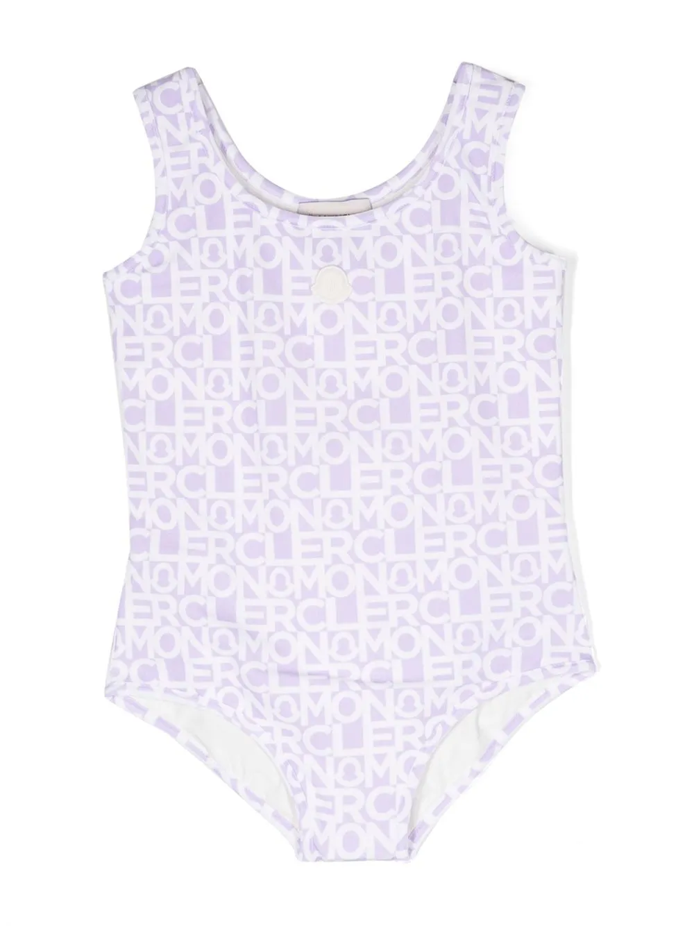 

Moncler Enfant logo-print swimsuit - Purple