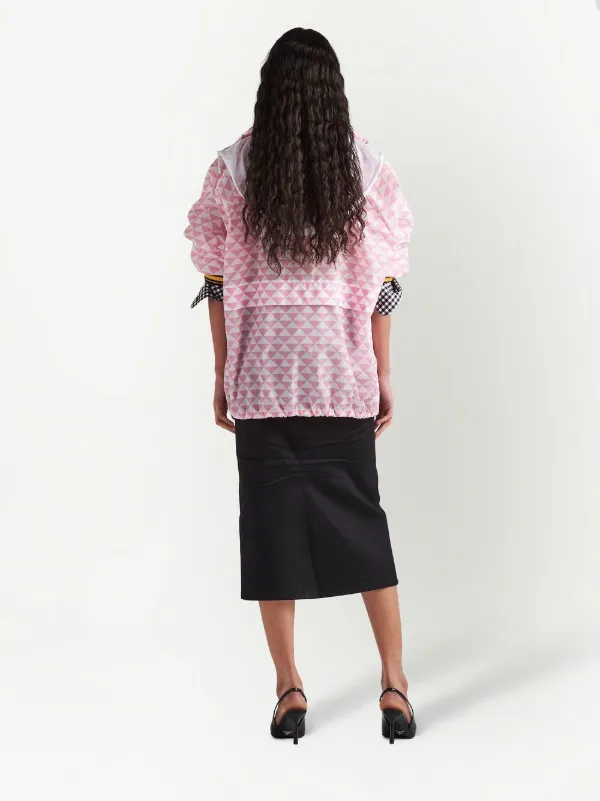 Prada Re-Nylon Blouson Jacket | Pink | FARFETCH